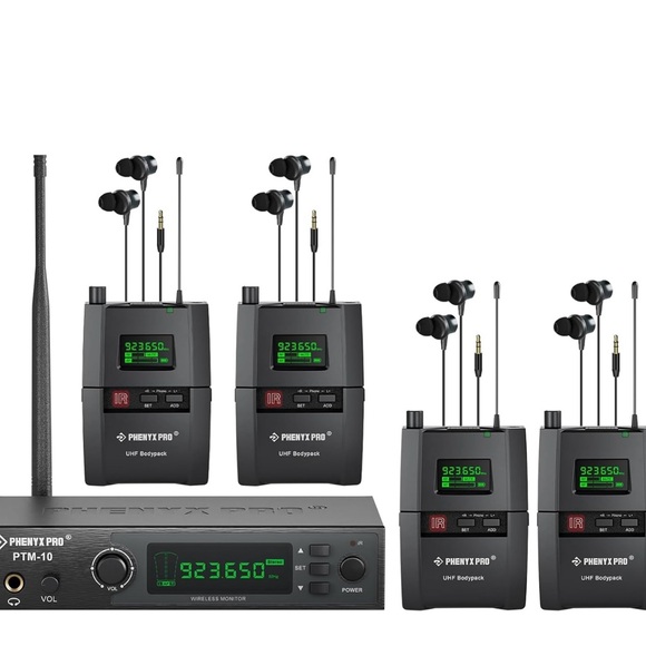 Phenyx Pro Wireless Monitor System PTM-10 4B